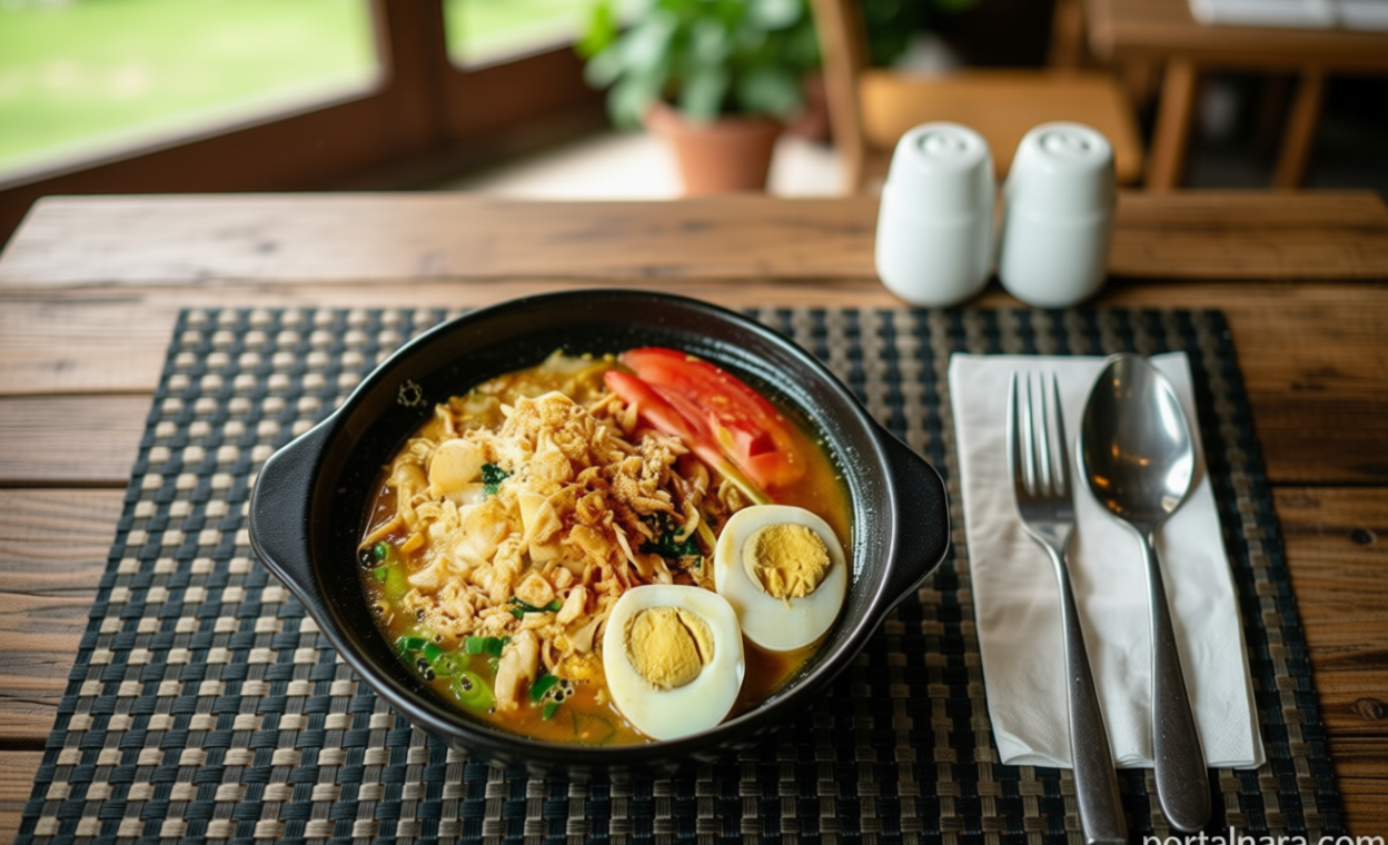 Historic Moment: Resep Soto Ayam Lamongan yang Lengkap dengan Bumbu Koya Gurih