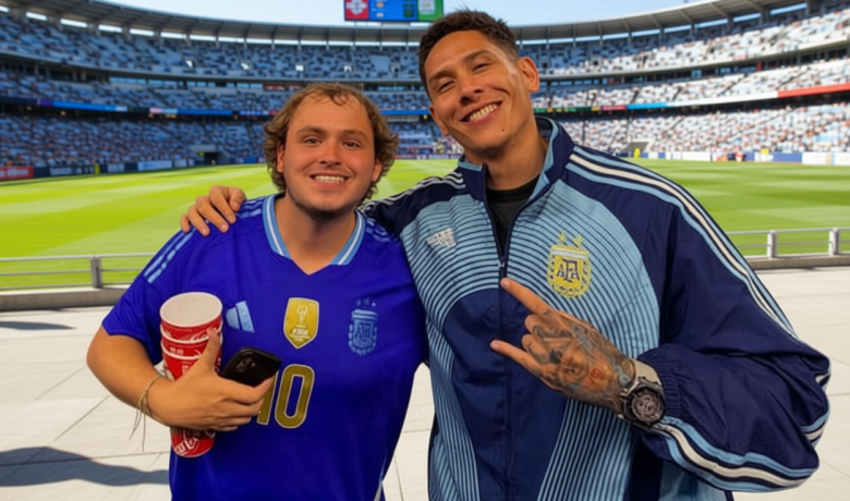 7 Potret Ganindra Bimo Nonton Langsung Messi di Piala Dunia 2026