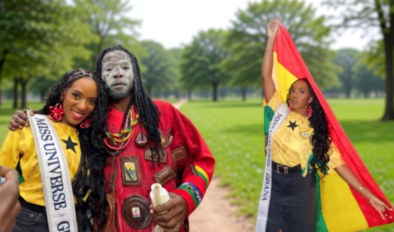 What Happened During: 7 Potret Miss Universe Ghana 2025 Nonton Langsung Piala Dunia