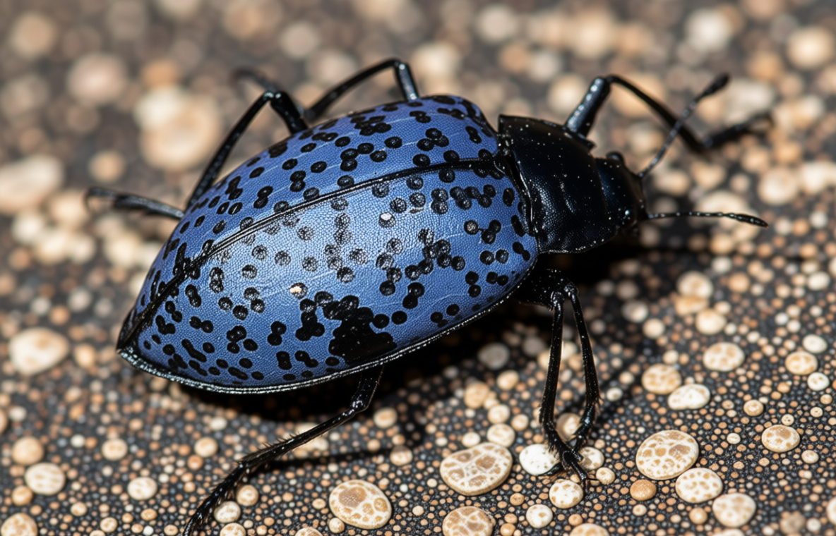 Visit Agenda: 5 Fakta Blue Fungus Beetle, Kumbang Jamur Biru Si Penghuni Hutan