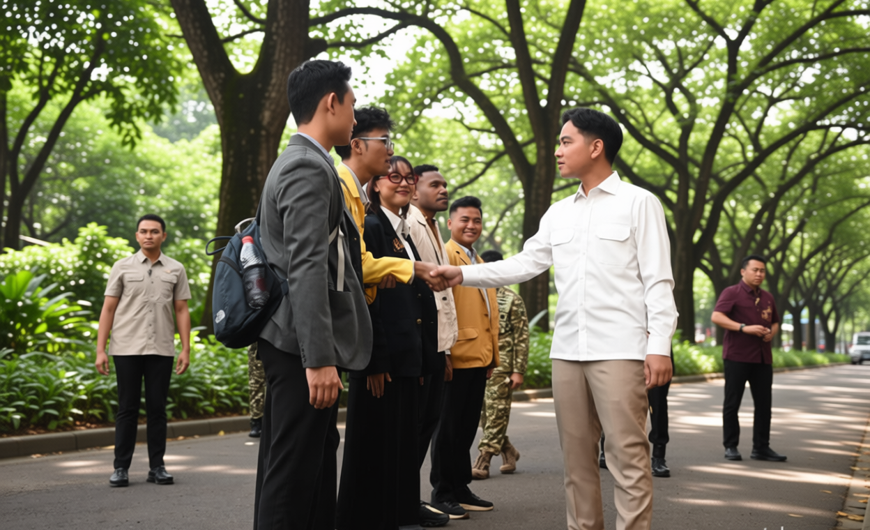 Latest Program: Gibran Ajak Perwakilan Mahasiswa Kunjungi Ende, Gorontalo, Papua