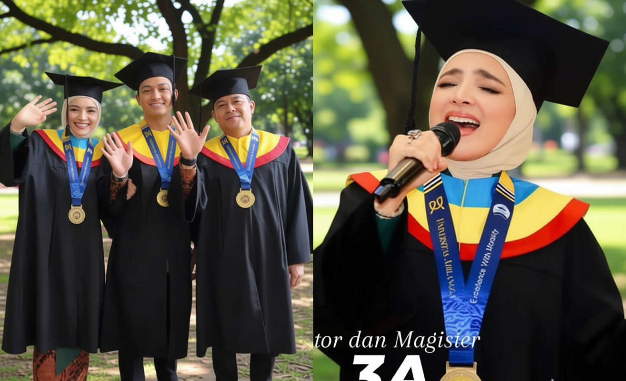 Solving Problems: Potret Anang, Ashanty dan Azriel Hermansyah Wisuda Bareng di UNAIR