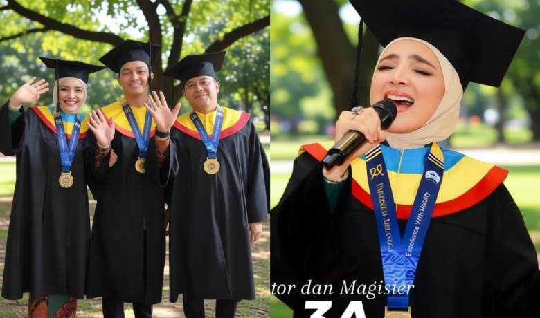 Solving Problems: Potret Anang, Ashanty dan Azriel Hermansyah Wisuda Bareng di UNAIR