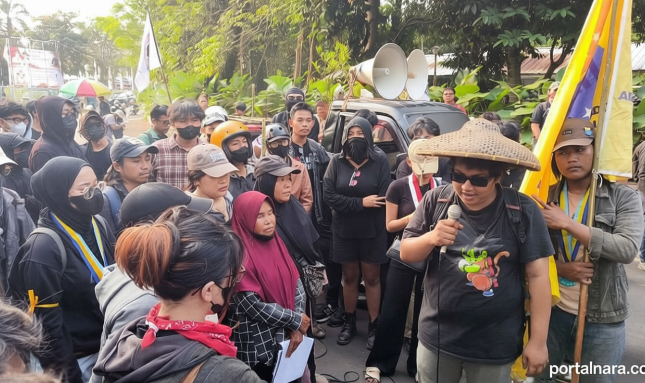 Special Plan: Warga Desa Sukajaya Demo Kantor Bupati Bogor Minta Camat Dicopot