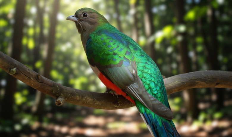Visit Agenda: 5 Fakta Eared Quetzal, Kerabat Quetzal yang Hidup di Hutan Pegunungan