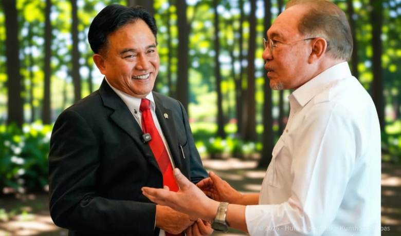 Main Agenda: Yusril Bertemu PM Malaysia, Bahas Draf Transfer of Prisoners