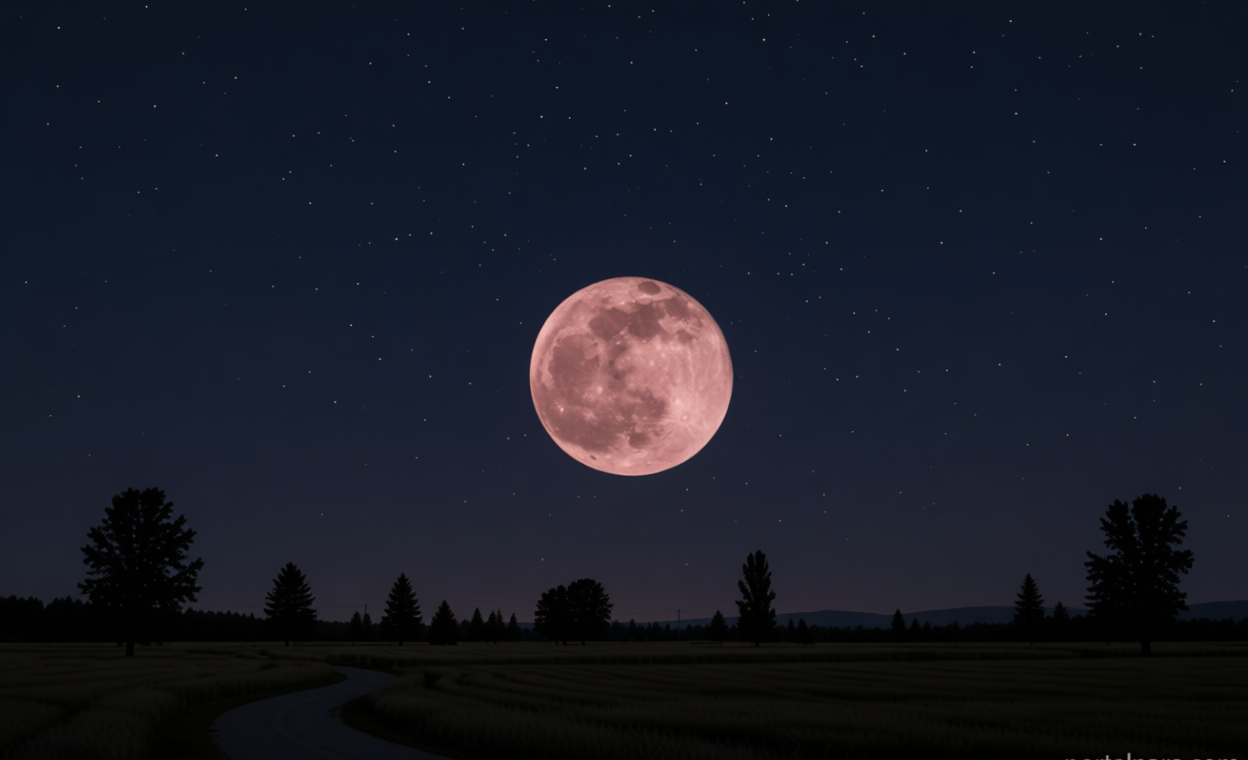 Apakah Strawberry Moon Benar Berwarna Merah Muda?