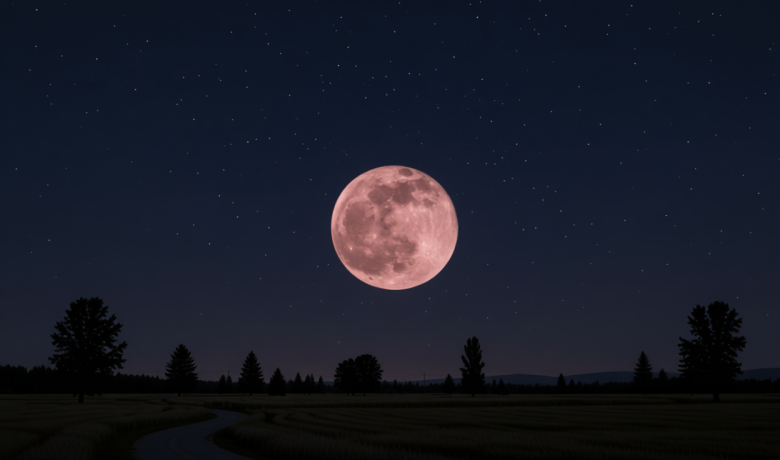 Apakah Strawberry Moon Benar Berwarna Merah Muda?