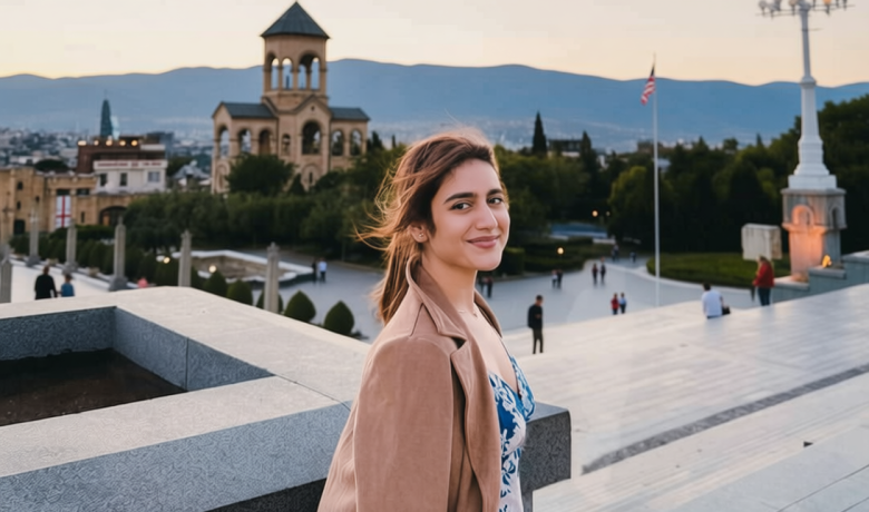 What Happened During: 9 Potret Priya Prakash Varrier Liburan di Tbilisi, Georgia