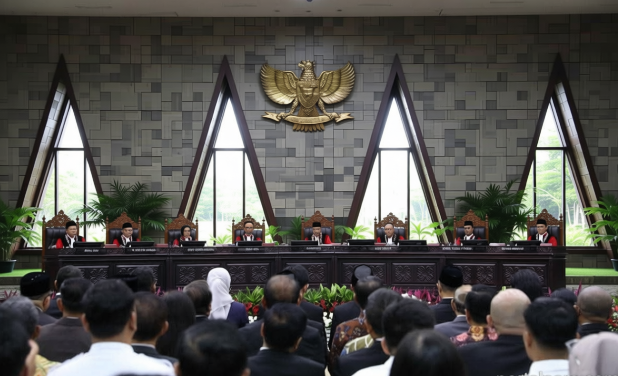MK Hari Ini Baca Putusan UU APBN Anggaran Pendidikan Dipotek MBG