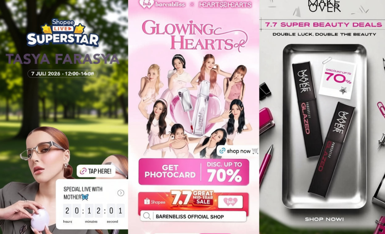 Daftar Diskon Makeup Skincare 7.7 – Promonya Bikin Hemat!