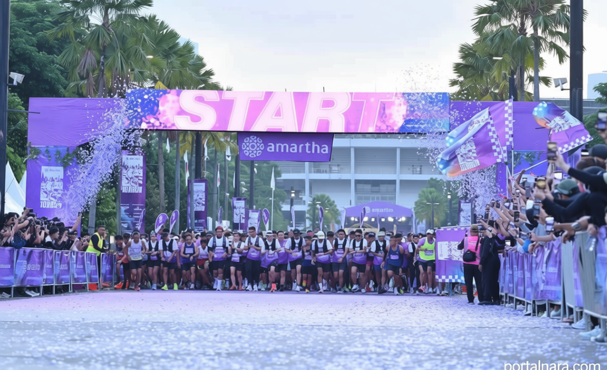 Facing Challenges: Amartha 10X Run 2026 Dibuka, Lomba Lari dengan Race Village Unik