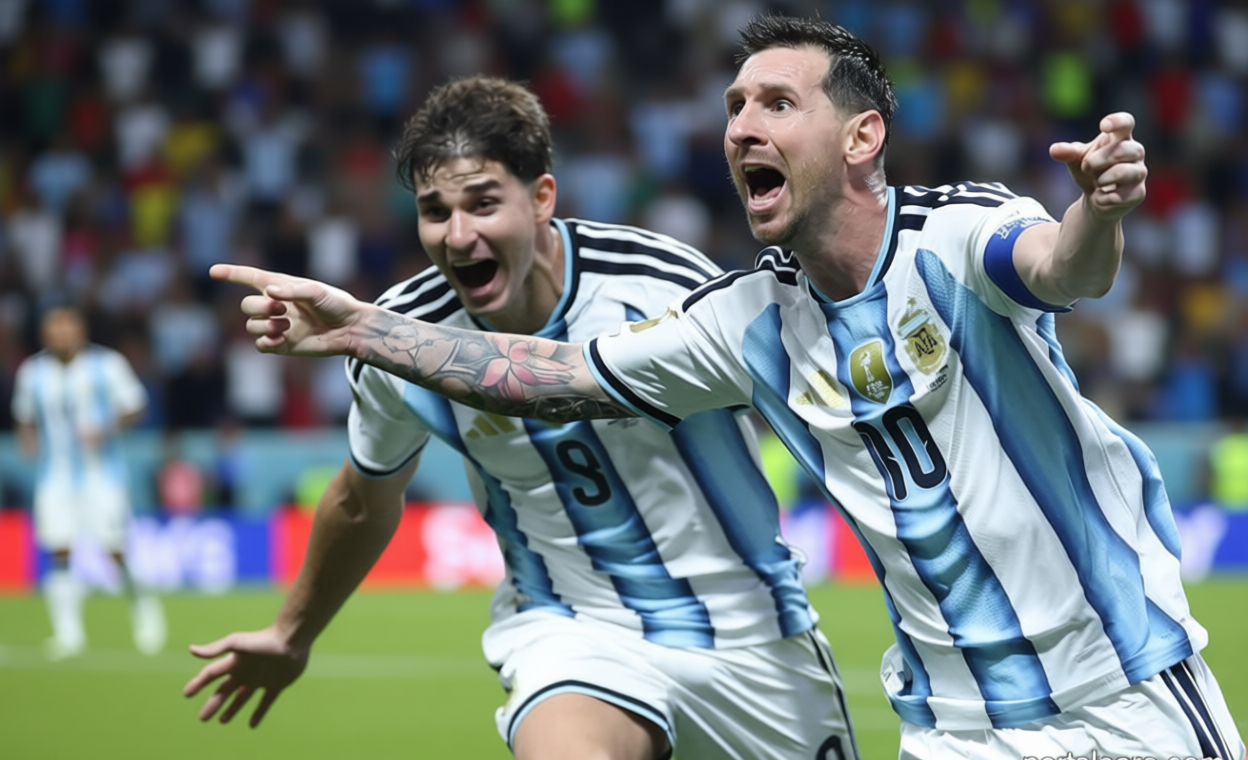 Meeting Results: Bayang-bayang Aksi Maradona dalam Inggris vs Argentina, Messi Bisa Tiru?