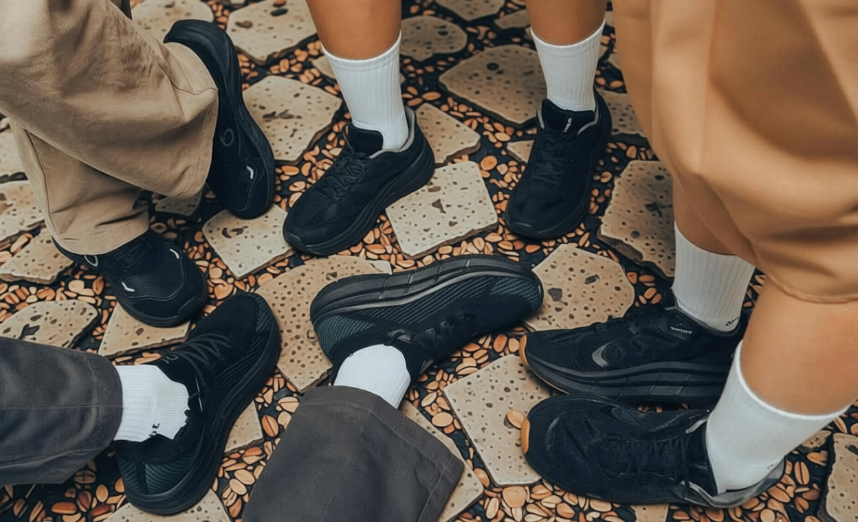 What Happened During: 7 Rekomendasi Sepatu Ortuseight Hitam, Kasual sampai Running