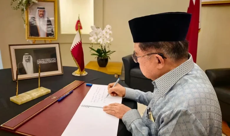 What Happened During: JK Datangi Kedutaan Qatar, Ucapkan Duka untuk Emir Sheikh Hamad