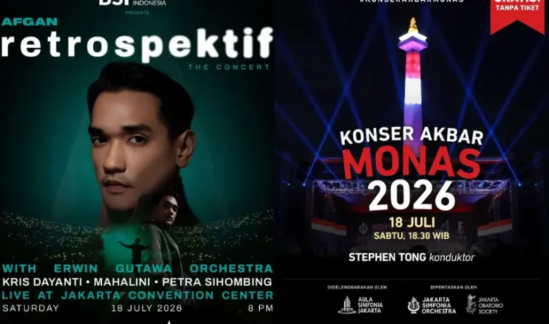 Latest Program: Daftar Acara Weekend 18-19 Juli 2026 di Jakarta, Ada Konser Akbar Monas