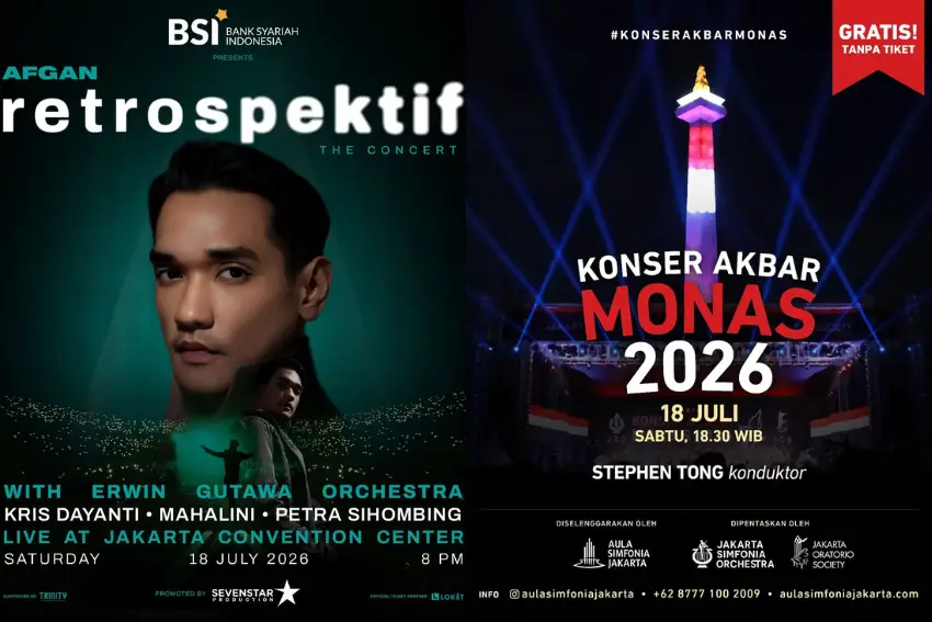 Latest Program: Daftar Acara Weekend 18-19 Juli 2026 di Jakarta, Ada Konser Akbar Monas