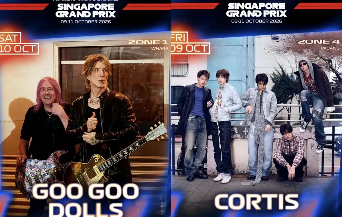 Visit Agenda: Lineup F1 Singapore Grand Prix 2026, Goo Goo Dolls hingga CORTIS