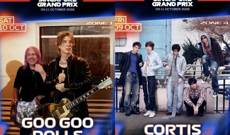Visit Agenda: Lineup F1 Singapore Grand Prix 2026, Goo Goo Dolls hingga CORTIS