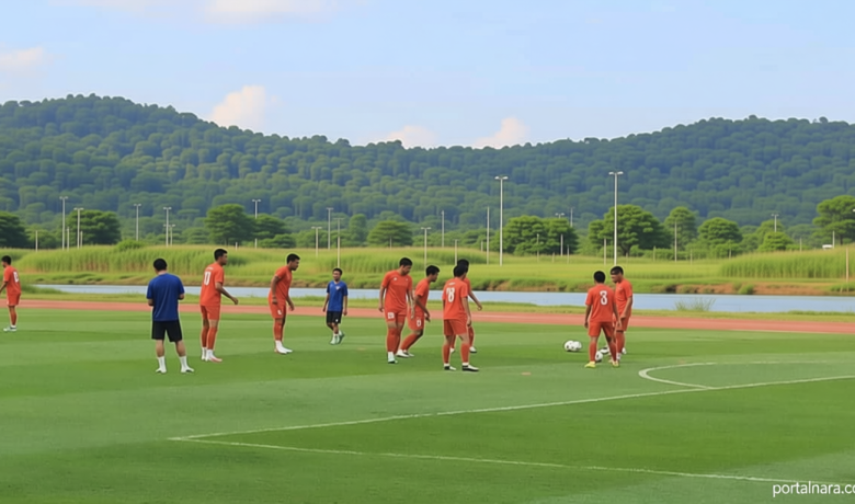 Timnas Vietnam Latihan di Bogor Jelang Lawan Indonesia di ASEAN Hyundai Cup