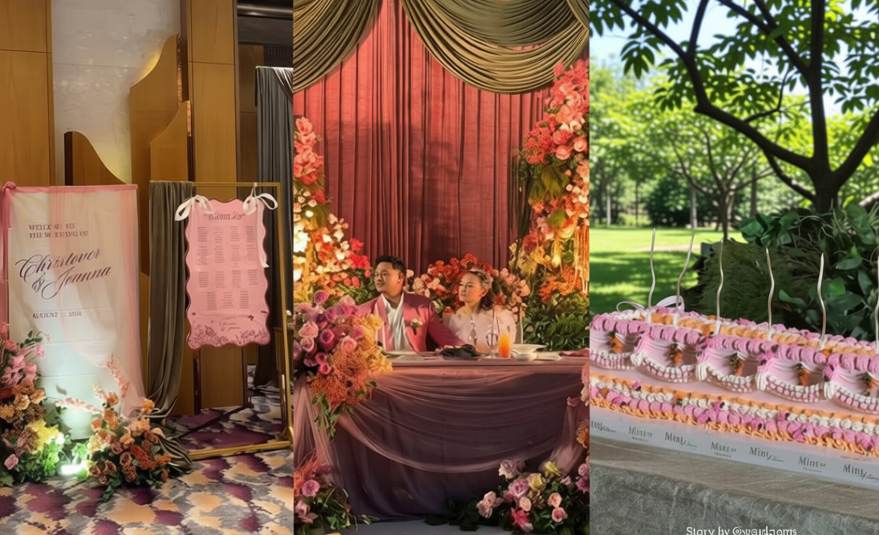 5 Ide Dekorasi Pernikahan Joanna Alexandra, Taman Bunga Fairytale
